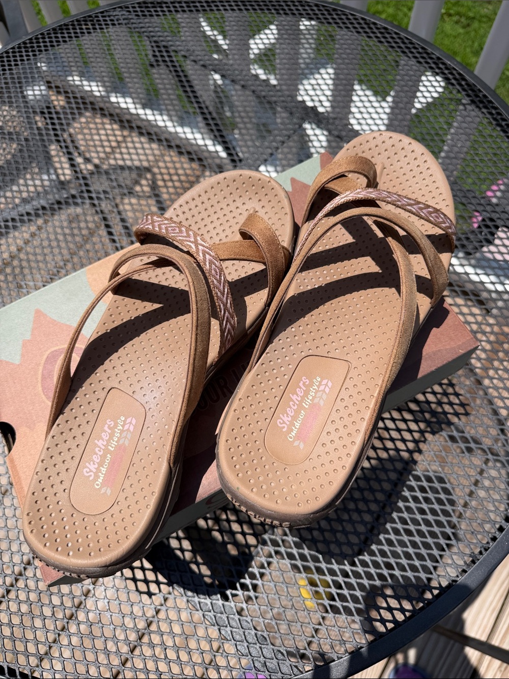 Skechers Outdoor Lifestyle Vegan Women’s Strappy Slip-On Sandals - Picture 2 of 7